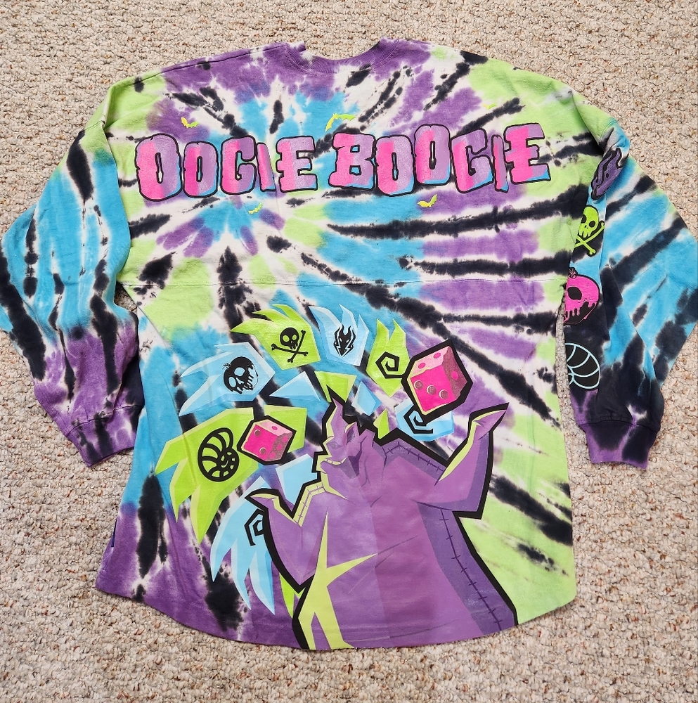 NWT Disney Oogie Boogie Spirit Jersey Size Medium - Glows In The Dark